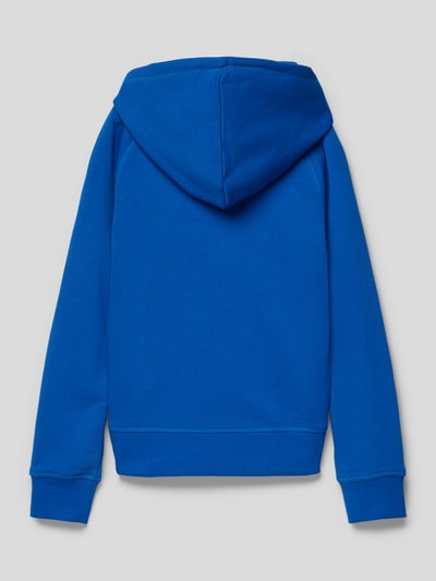 Gant Hoodie mit Label-Stitching Royalblau 3