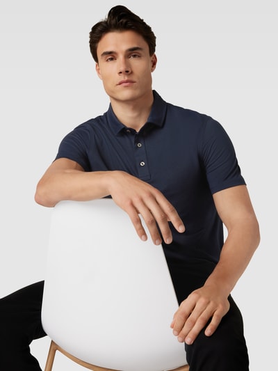 Brax Poloshirt mit Label-Detail Modell 'Pepe' Marine 3