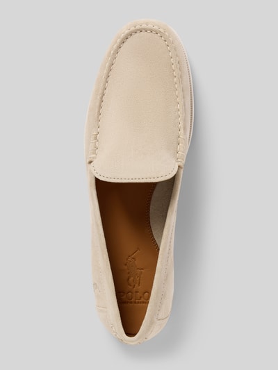 Polo Ralph Lauren Loafers mit Logo-Detail Modell 'MERTON VENETIAN' Beige 3