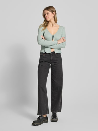 Only Regular Fit Cardigan aus reiner Baumwolle Modell 'CARLOTTA' Mint 1