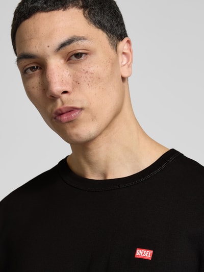 Diesel T-Shirt mit Label-Print Black 3