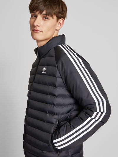 adidas Originals Gewatteerd jack met labelstitching Zwart - 3