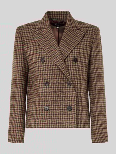 Weekend Max Mara Regular Fit Kurzblazer aus Schurwoll-Mix Modell 'GERUSIA' Camel 2