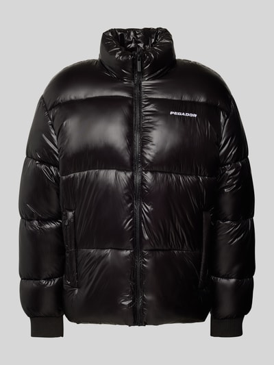 Pegador Steppjacke mit Label-Stitching Modell 'SOLIN' Black 1