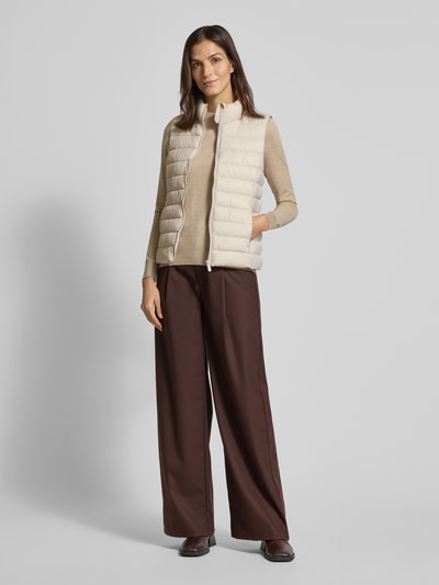 Christian Berg Woman Selection Bodywarmer met opstaande kraag Steengrijs - 1