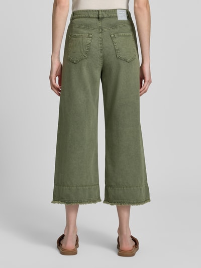 Marc Cain Wide Fit Jeans mit Lyocell-Anteil im 5-Pocket-Design Oliv 5