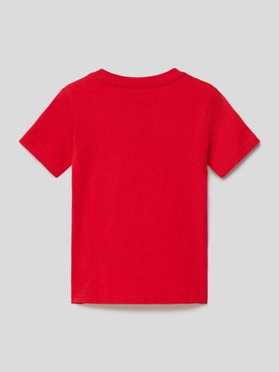 Polo Ralph Lauren Kids T-shirt met labelprint Rood - 3