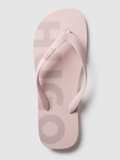 HUGO Teenslippers met logoprint, model 'Onfire' Rosé - 5