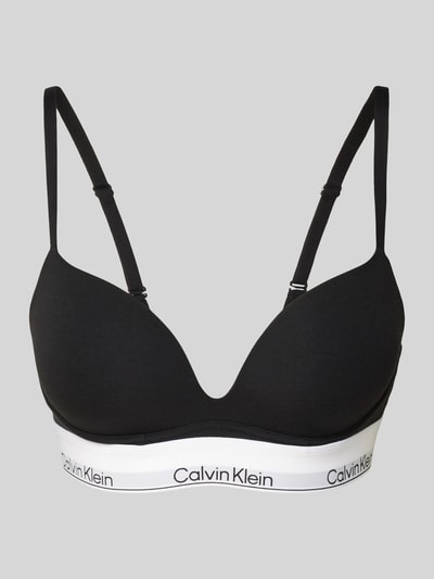 Calvin Klein Underwear Push-up-bh met label in band Zwart - 1