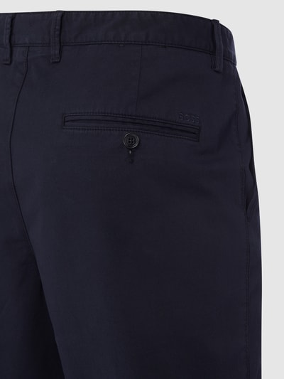 BOSS Slim Fit Shorts mit Stretch-Anteil Modell 'Slice' Marine 3