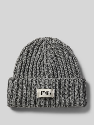 Drykorn Beanie met alpaca, model 'EANI' Middengrijs gemêleerd - 1