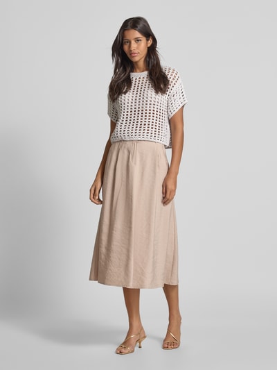 Betty Barclay Midirock mit Bundfalten Beige 1