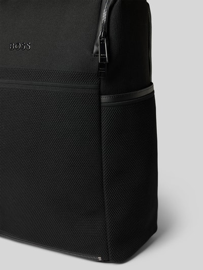 BOSS Rucksack mit Label-Applikation Modell 'EVO' Black 3