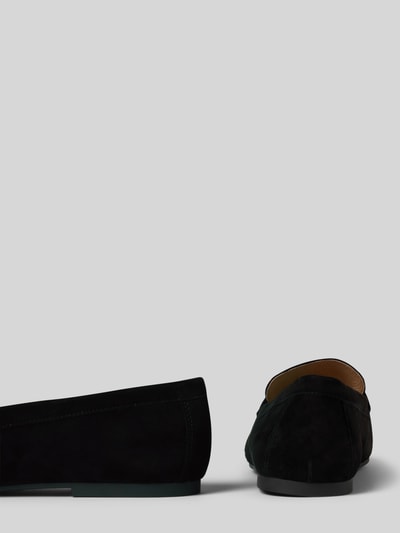 Lauren Ralph Lauren Loafers van leer met labelapplicatie, model 'AVERI III' Zwart - 2