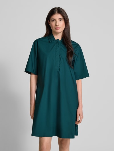 Christian Berg Woman Knielanges Hemdblusenkleid mit 1/2-Arm Dunkelgruen 4