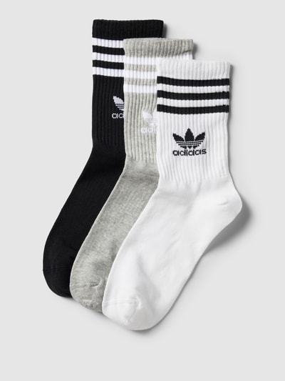 adidas Originals Socken mit Label-Detail im 3er-Pack Mittelgrau Melange 1