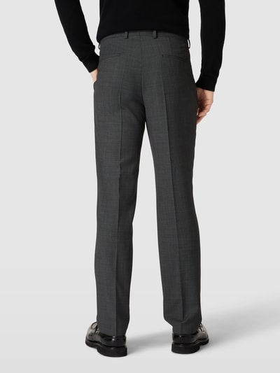 BOSS Pantalon met all-over motief Antraciet - 5