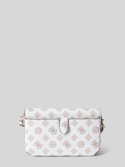 Guess Crossbodytas met all-over labelprint, model 'LORALEE' Wit - 4