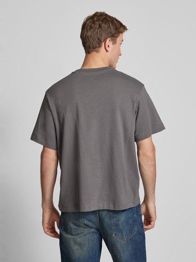 Jack & Jones T-Shirt mit Rundhalsausschnitt Modell 'EURBAN' Mittelgrau 4