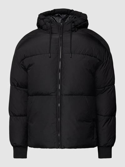 Jack & Jones Kurtka pikowana z kapturem model ‘SURFACE’ Czarny 2