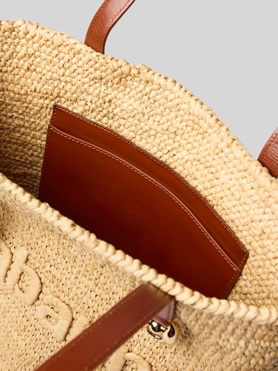 Rabanne Tote Bag mit Label-Detail Beige 5