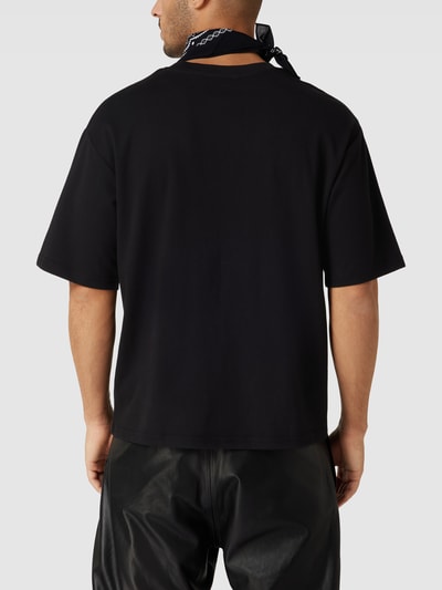REVIEW Oversized Fit T-Shirt mit Rundhalsausschnitt Schwarz 5