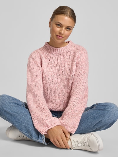 More & More Regular Fit Pullover in Strick-Optik Rose 3