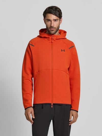 Under Armour Bluza rozpinana z zamkiem błyskawicznym dwustronnym model ‘Unstoppable’ Jasnoczerwony 4