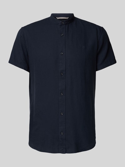 Jack & Jones Premium Freizeithemd mit Stehkragen Modell 'MAZE' Marine 2