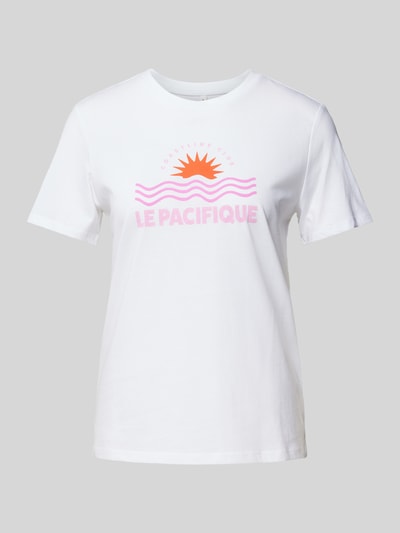 Only T-shirt z nadrukowanym motywem model ‘LUCIA’ Biały 2