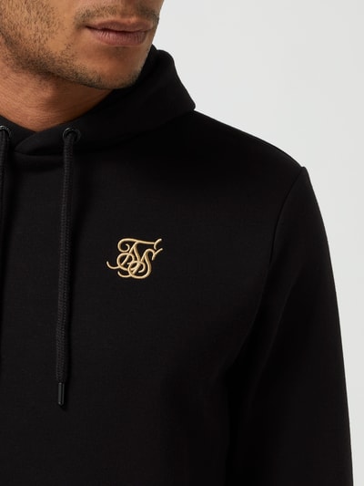 SIK SILK Hoodie mit Känguru-Tasche Black 3