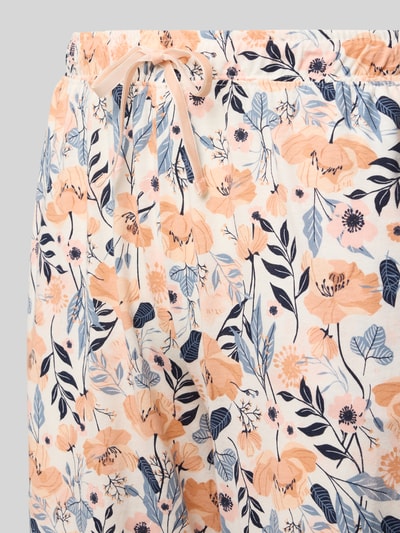 LASCANA Regular fit korte pyjamabroek met tunnelkoord, model 'Cozy Dreams' Abrikoos - 2