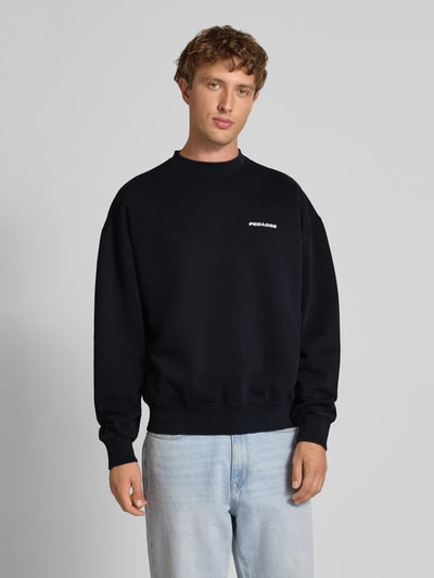 Pegador Oversized sweatshirt met logostitching Zwart - 4