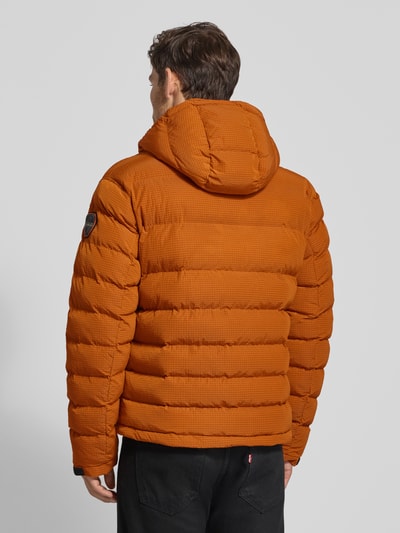 Napapijri Steppjacke mit Kapuze und Reißverschluss Modell 'A-TEREZ' Orange 5