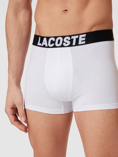 Lacoste Boxershort met elastische band met logo in een set van 3 stuks Middengrijs gemêleerd - 3