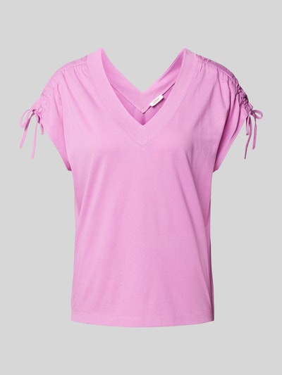 s.Oliver RED LABEL T-shirt met V-hals Rosé - 2