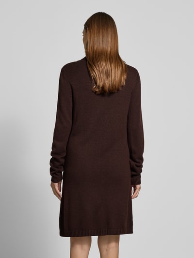 More & More Knielanges Strickkleid mit Rollkragen Schoko 5