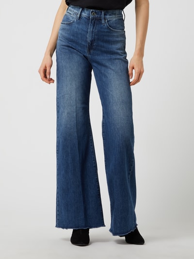 G-Star Raw Flared Ultra High Waist Jeans mit Stretch-Anteil Modell 'Deck' Jeansblau 4