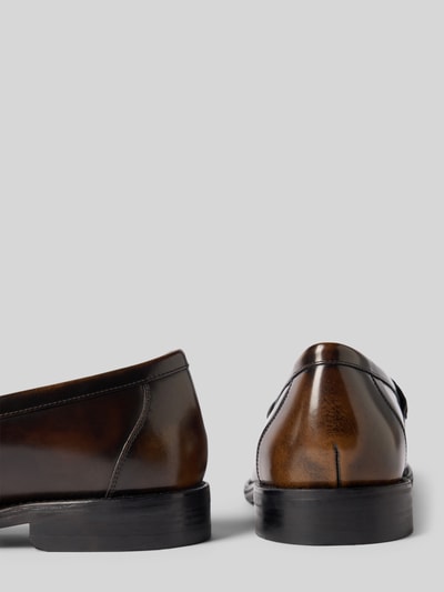 Vagabond Klapki ze skóry bydlęcej model ‘LINN’ Ciemnobrązowy 2