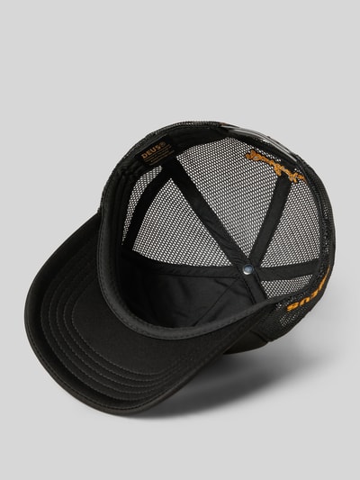DEUS EX MACHINA Trucker-pet met labelstitching, model 'CITADEL' Zwart - 2