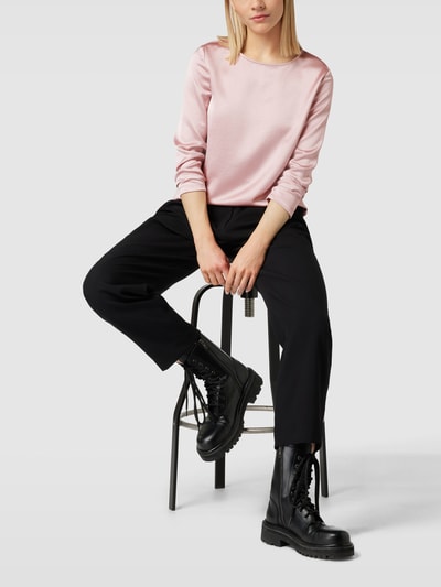 Weekend Max Mara Longsleeve mit glänzender Optik Modell 'CHIC' Rosa 1