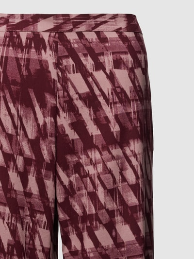 Calvin Klein Underwear Pyjamabroek van viscose met all-over motief, model 'WOVEN' Bordeaux - 2