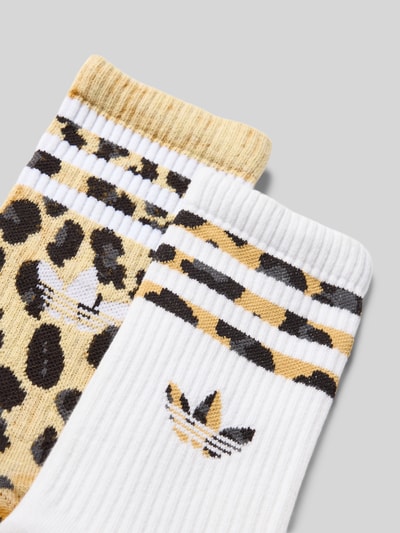 adidas Originals Socken mit Label-Print im 2er-Pack Beige 2