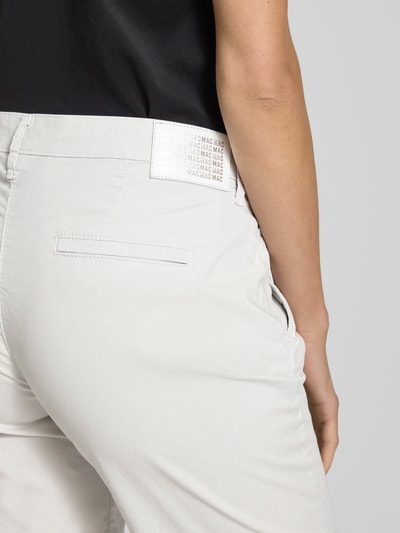 MAC Regular Fit Bermudas mit Paspeltaschen am Gesäß Hellgrau 3