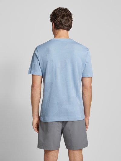 BOSS Green T-Shirt mit Rundhalsausschnitt Modell 'Jagged' Hellblau 5