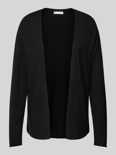 Street One Cardigan mit gerippten Abschlüssen BLACK 2