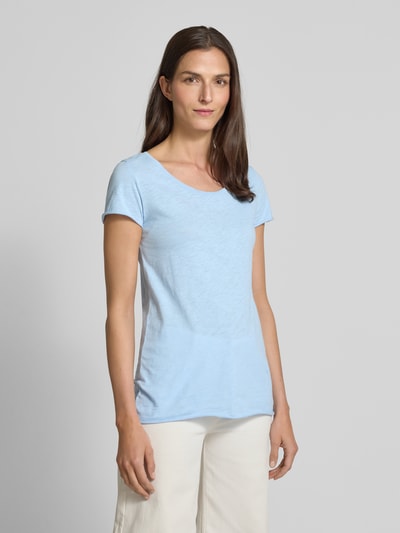 Rich & Royal T-shirt met ronde hals Lichtblauw - 4