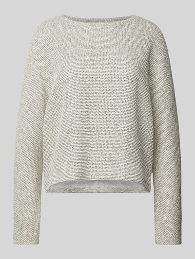 OPUS Sweatshirt met ronde hals, model 'Galty' Lichtgrijs - 2