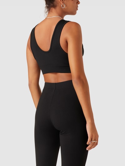 Tommy Jeans Bustier in Ripp-Optik Black 5