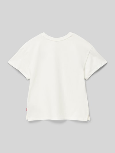 Levi’s® Kids T-shirt met logoprint Ecru - 3